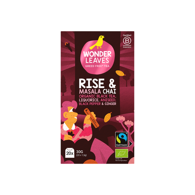 Theezakjes - Rise & Chai - 20 zakjes
