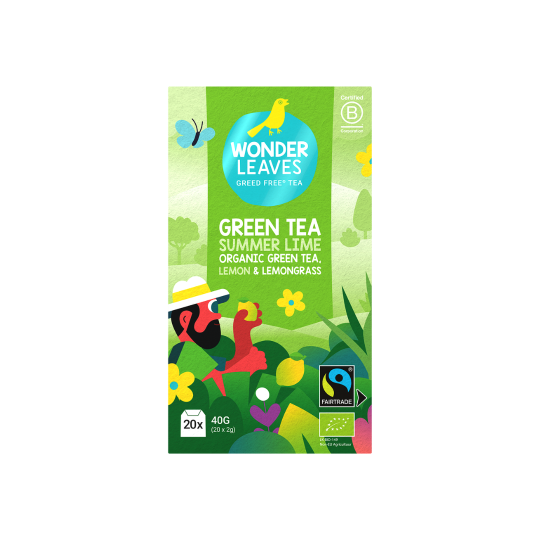 Theezakjes - Green Tea Summer Lime  - 20 zakjes