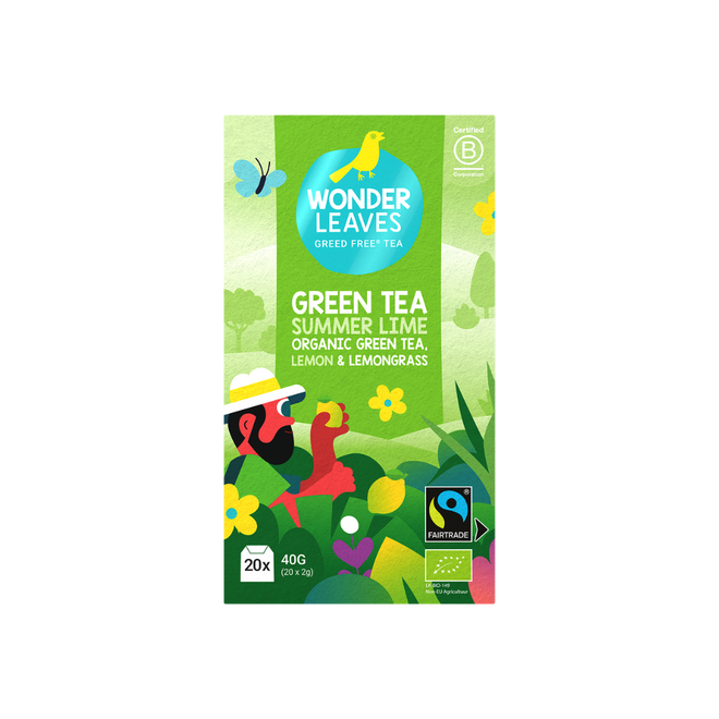 Theezakjes - Green Tea Summer Lime  - 20 zakjes