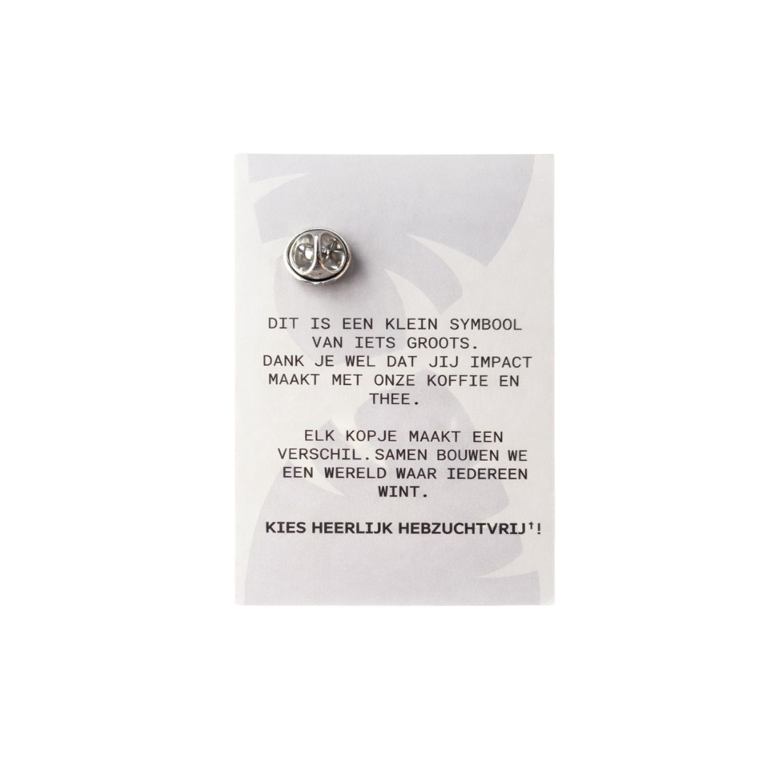 Hebzuchtvrij Speldje