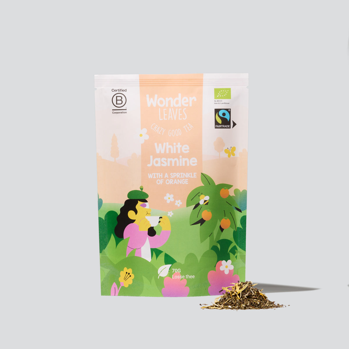 Losse thee - White Jasmine - 70 Gram