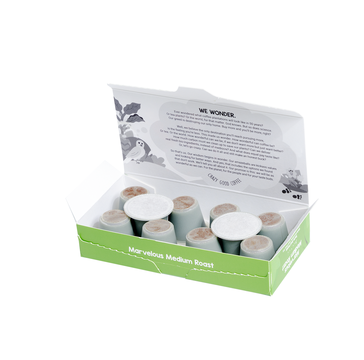 Koffiecups - Marvelous Medium - 10 cups