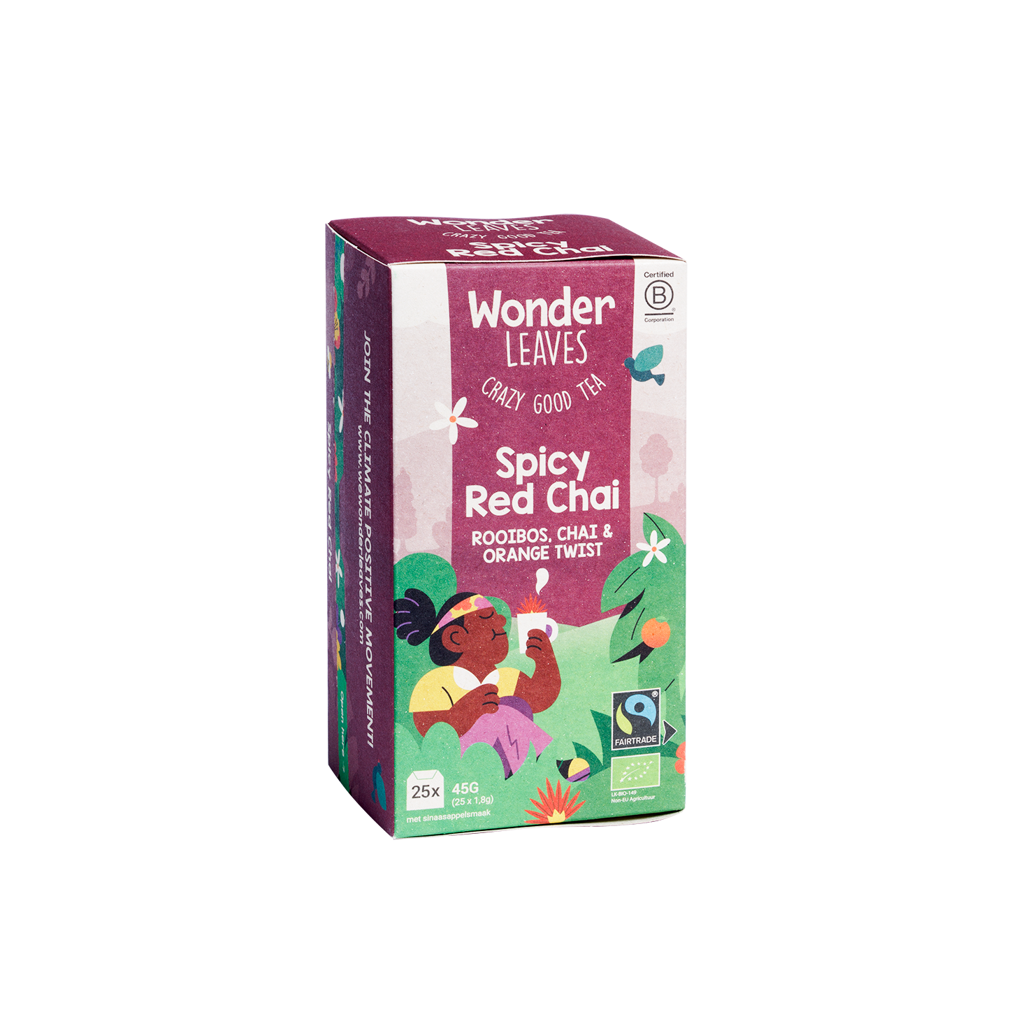 Theezakjes - Spicy Red Chai - 25 zakjes